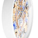Buttercream Sapphire Blossom Perfume Bottle - Wall Clock