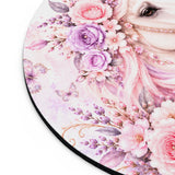 Blushing Lavender Equestrian Horse - Mouse Pad