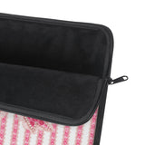 Pink Leopard Bow Couture- Laptop Sleeve