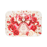 Ruby Diamond Roses Perfume Bottle - Bath Mat