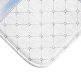 Blue Couture Diamond Bow - Bath Mat