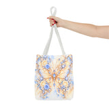 Buttercream Sapphire Blossom Butterfly - Tote Bag