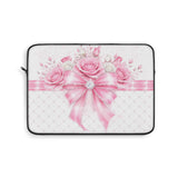 Pink Couture Diamond Bow - Laptop Sleeve