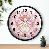 Opal Starlight Couture Perfume Bottle | Enchanted Birthstone Collection | October - Wall Clock