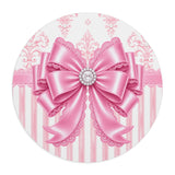 Princess Pink Damask Bow - Mouse Pad