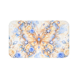 Buttercream Sapphire Blossom Butterfly - Bath Mat