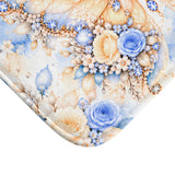 Buttercream Sapphire Blossom Butterfly - Bath Mat