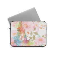 Laptop Sleeve - Paris Pink Watercolor