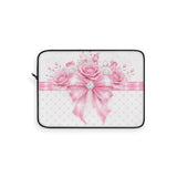 Pink Couture Diamond Bow - Laptop Sleeve