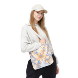 Buttercream Sapphire Blossom Butterfly - Tote Bag