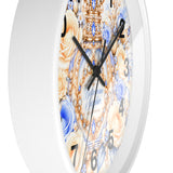 Buttercream Sapphire Blossom Perfume Bottle - Wall Clock
