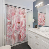 Shower Curtains - Vintage Rose Petals - Trust in the Lord