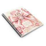 Rosabella Diamond Blush - Spiral Notebook