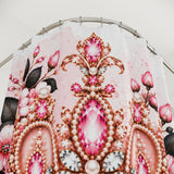 Blush Onyx Crown Royale - Shower Curtains