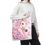 Blushing Lavender Equestrian Horse - Tote Bag