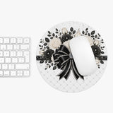 Ivory Noir Couture Diamond Bow - Mouse Pad
