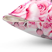 Square Pillow - Dreams Come True - Paris Dreams - Pink