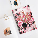 Blush Onyx Crown Royale - Spiral Notebook