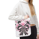 Pink Noir Couture Diamond Bow - Tote Bag
