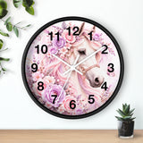 Blushing Lavender Equestrian Horse - Wall Clock