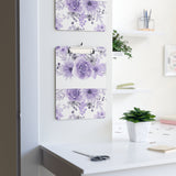 Clipboard-Purple Lavender Floral Watercolor