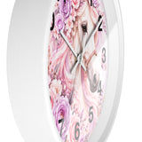 Blushing Lavender Equestrian Horse - Wall Clock