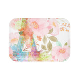 Paris Pink Watercolor - Bath Mat