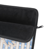 Celestial Blue Diamond | Damask Bow Couture - Laptop Sleeve
