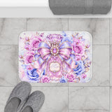 Orchid Periwinkle Perfume Bottle | Diamond Bow Couture - Bath Mat
