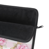 Pink Sugar Blossom Stripes - Laptop Sleeve