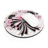 Pink Noir Couture Diamond Bow - Mouse Pad
