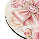 Rosabella Diamond Bow - Mouse Pad