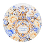 Buttercream Sapphire Blossom Perfume Bottle - Mouse Pad