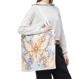 Buttercream Sapphire Blossom Butterfly - Tote Bag