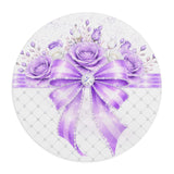Purple Couture Diamond Bow - Mouse Pad