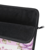 Lilac Sugar Blossom Stripes - Laptop Sleeve