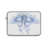 Blue Couture Diamond Bow - Laptop Sleeve