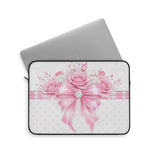 Pink Couture Diamond Bow - Laptop Sleeve