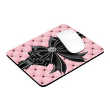 Obsidian Lace Bow in Princess Pink - Mouse Pad