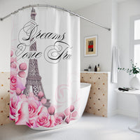 Shower Curtains - Dreams Come True - Paris Dreams - Pink