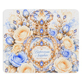 Buttercream Sapphire Blossom Perfume Bottle - Mouse Pad