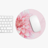 Mouse Pad -  Pink Dahlia Glitter - Give Thanks in All Circumstances