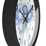 Blue Couture Diamond Bow - Wall Clock