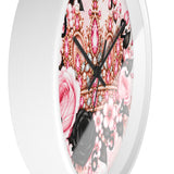 Blush Onyx Crown Royale - Wall Clock