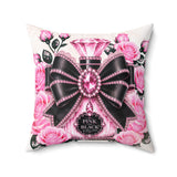 Princess Rose Eclipse - Square Pillow