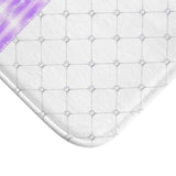 Purple Couture Diamond Bow - Bath Mat