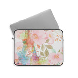 Laptop Sleeve - Paris Pink Watercolor