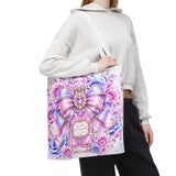 Orchid Periwinkle Perfume Bottle | Diamond Bow Couture - Tote Bag