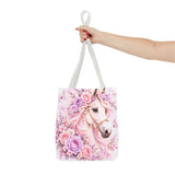 Blushing Lavender Equestrian Horse - Tote Bag