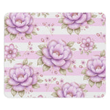 Lilac Sugar Blossom Stripes - Mouse Pad